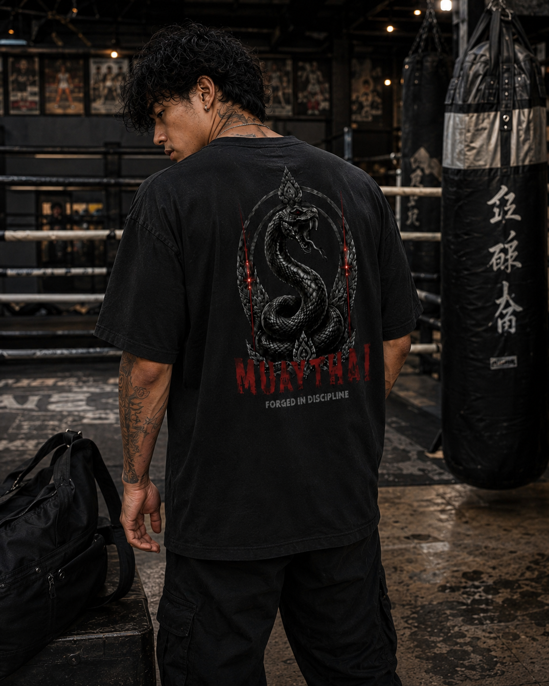 DEVZA Serpent Discipline Oversized T-Shirt
