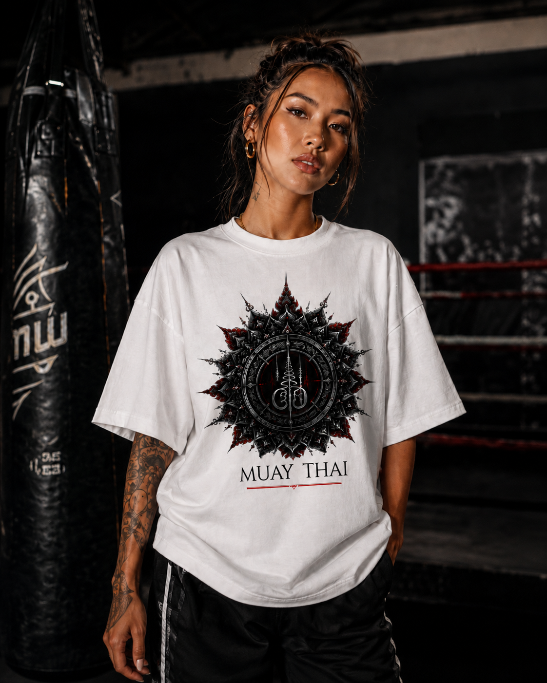 DEVZA Sacred Emblem Oversized T-Shirt