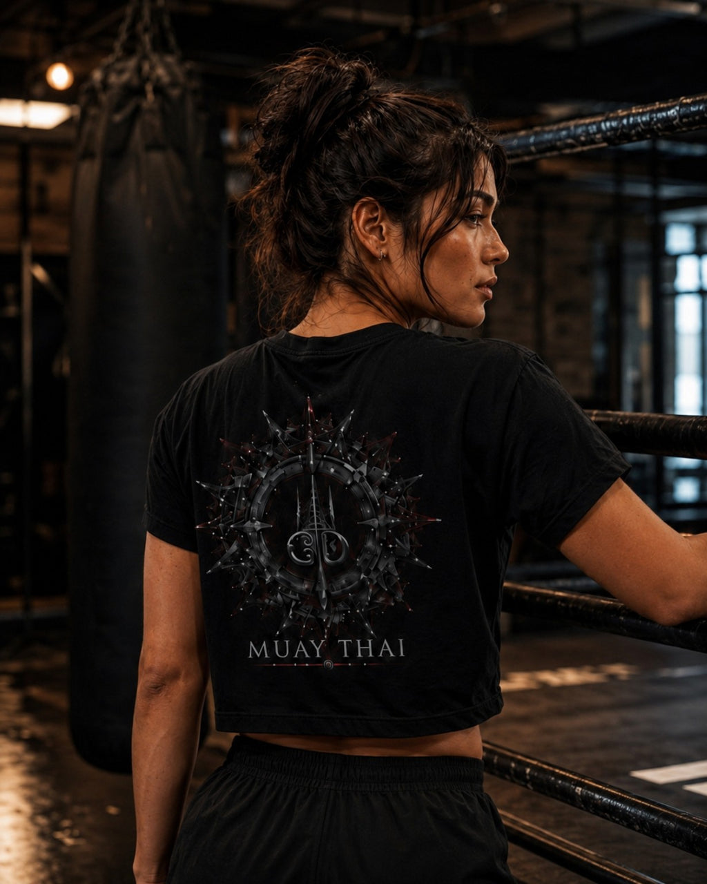 DEVZA Damen Cropped T-Shirt