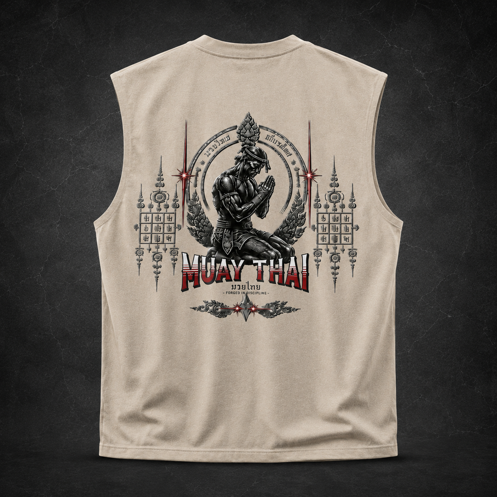 DEVZA Prayer Warrior Sleeveless Oversized Tee